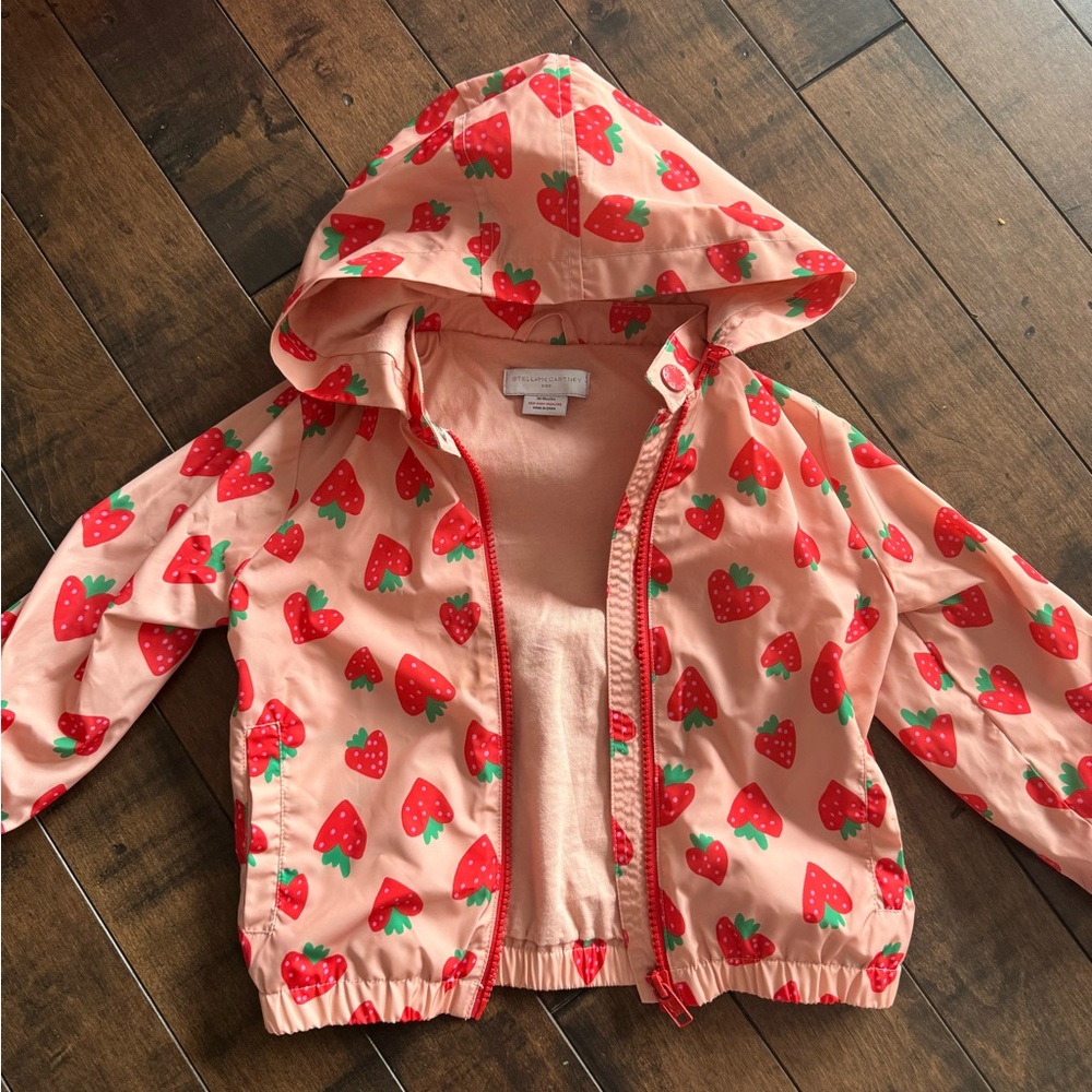 Stella McCartney kids 36 months strawberry jacket